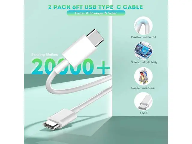 Alt view image 5 of 5 - iPhone 16 15 Charger Fast Charging,6FT Type C to USB C Cable Cord,20W USB C Charging Block for Apple iPhone 16/16 Plus/iPhone 15 Plus/15 Pro Max,iPad Pro 12.9/11 inch/Air/Mini,Wall Plug Power Adapter