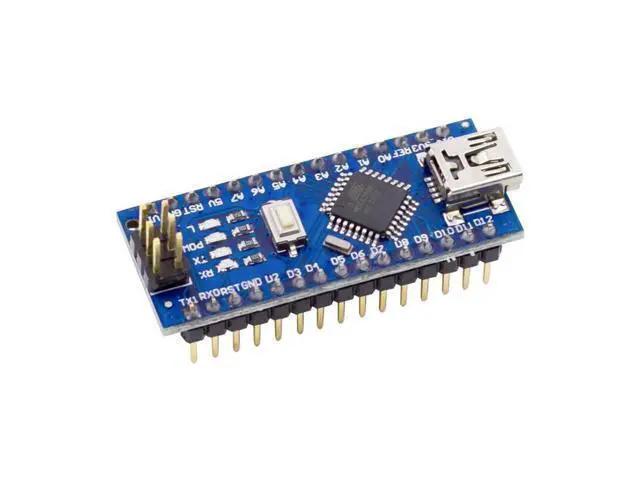 Alt view image 4 of 5 - FainWan 3pcs Mini Nano V3.0, Nano Board ATmega328P CH340 5V 16MHZ Micro-Controller Board Compatible with Ar-duino IDE Mega2560 Rasp-Berry Pi (Nano x 3 with USB Cable)