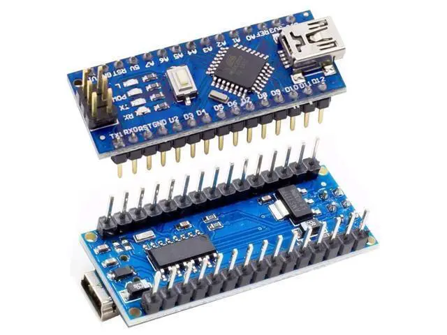 Alt view image 2 of 5 - FainWan 3pcs Mini Nano V3.0, Nano Board ATmega328P CH340 5V 16MHZ Micro-Controller Board Compatible with Ar-duino IDE Mega2560 Rasp-Berry Pi (Nano x 3 with USB Cable)