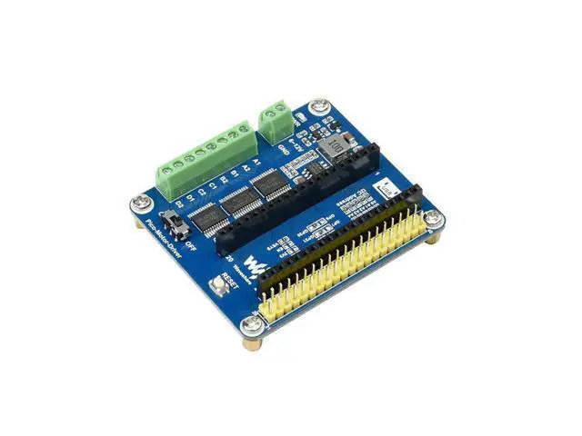 Alt view image 2 of 5 - DC Motor Driver Module HAT for Raspberry Pi Pico Series, Driving Up to 4X DC Motors, I2C Controlled, up to 3A Output