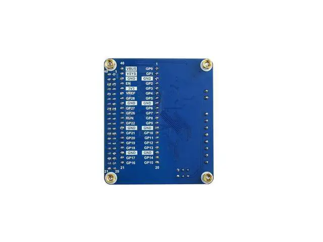 Alt view image 3 of 5 - DC Motor Driver Module HAT for Raspberry Pi Pico Series, Driving Up to 4X DC Motors, I2C Controlled, up to 3A Output