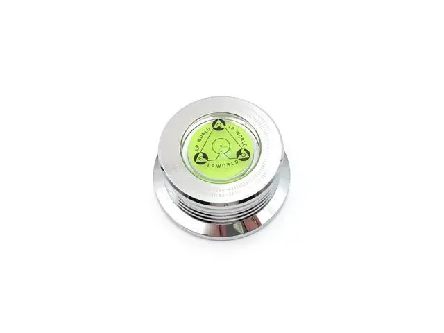 Alt view image 5 of 5 - Tenlysound Turntable Weight Disc Stabilizer 10.5Oz Bubble Level 60Hz Speed Measure Strobe Scale Record Weight Aluminum Record Puck LP Weight Vinyl Clamp for Record Player Phonograph (Silver)