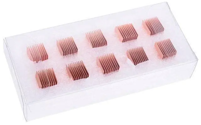Alt view image 4 of 4 - Alphacool 17426 GPU RAM Copper Heatsinks 10x10mm - 10pcs Air Cooling Passive Coolers