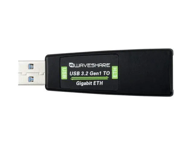 Alt view image 2 of 5 - Waveshare USB 3.2 Gen1 to Gigabit Ethernet Converter No Driver Required Plug and Play Multi Systems Compatibility