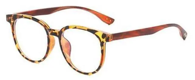 Main image of Optifine Blue Light Blocking Glasses for Women Computer Reading Glasses for Men Retro Round Frame (Tortoise, 0.00)