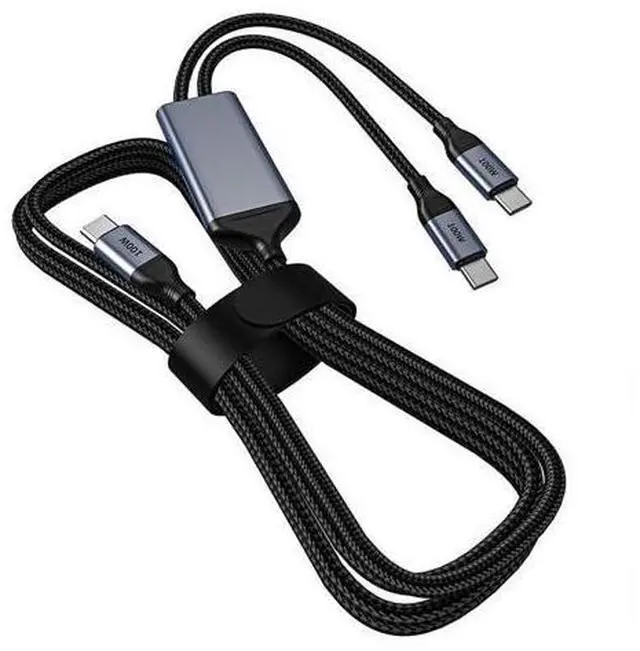 Main image of OMNIHIL 3.2FT USB-C Splitter Cable Compatible with Jabra Speak2 75 Speakerphone
