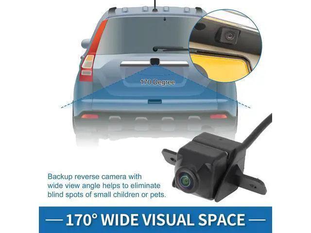 Alt view image 3 of 5 - Partuto Rear View Camera for Chevrolet Malibu 2013-2015 for Chevrolet Volt 2011-2015 Park Assist Backup Reverse Camera Replace No.20860481/22883286/22923842