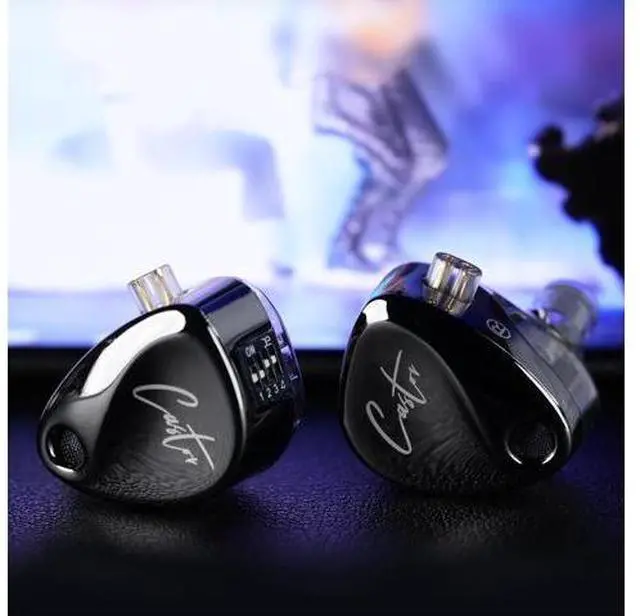 Alt view image 3 of 3 - KZ Castor Wired Earbuds IEM in Ear Earphones, 2DD Tuning Adjustable Dual-Driver Supper Bass Wired Headphones, Harman Target with Improved Bass Version Monitor Headphones