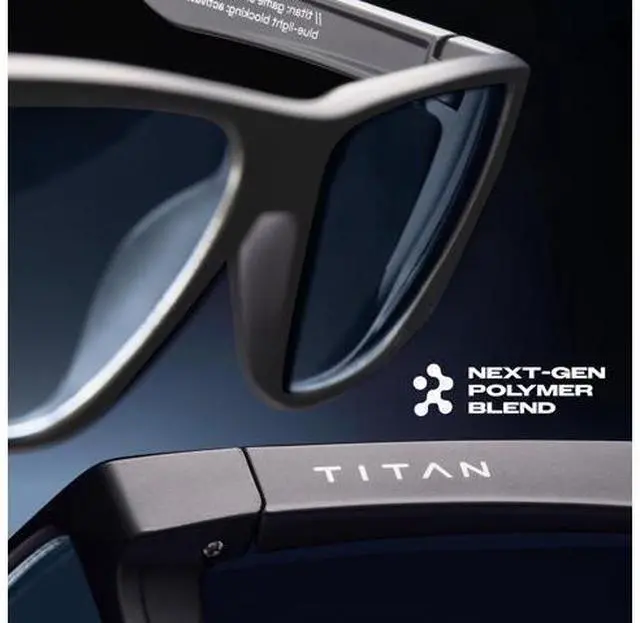 Alt view image 2 of 5 - Titan Gaming Glasses, Blue Light Blocking, Night Driving Glasses for Men, Computer Protection Christmas Gift for Gamers