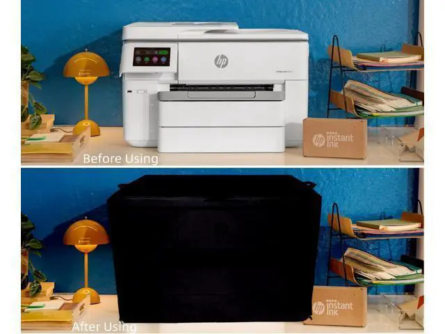 Alt view image 5 of 5 - Heavy Duty Waterproof Printer Dust Cover For HP OfficeJet Pro 9730e/7740 Wide Format Wireless All-in-One Color Inkjet Printer