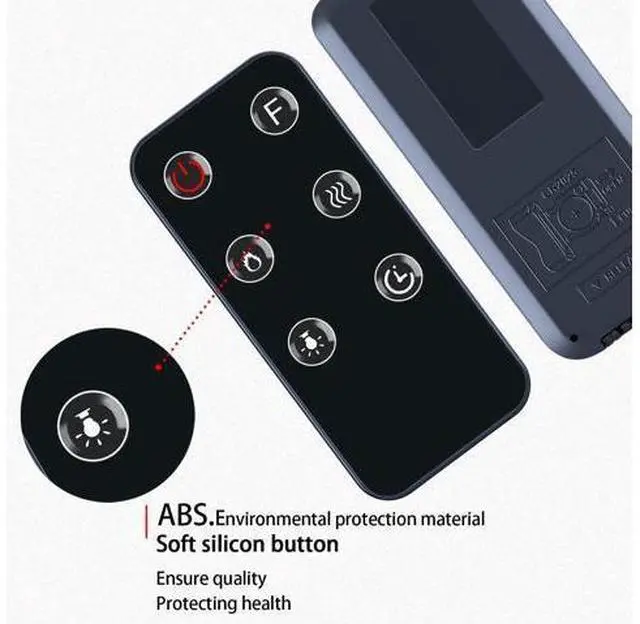 Alt view image 2 of 3 - New Fireplace Remote Control fit for Touchstone LUMENEX Series 87026 87028 8703087032 87034 87036 87040 3D Electric Fireplace Insert Heater