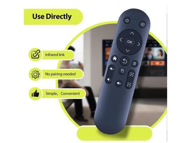 Alt view image 2 of 5 - RYQIF Replacement Remote Control with Aubor Mentech X3 Mini Projector