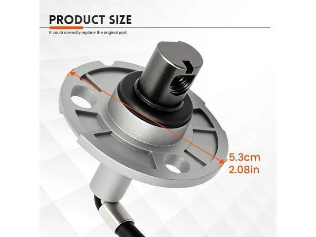Alt view image 2 of 5 - 56040921AG Radio Antenna Base Bracket with Cable Compatible with Jeep Wrangler 2007-2023, Replace 56040921AF 56040921AC 56040921AE