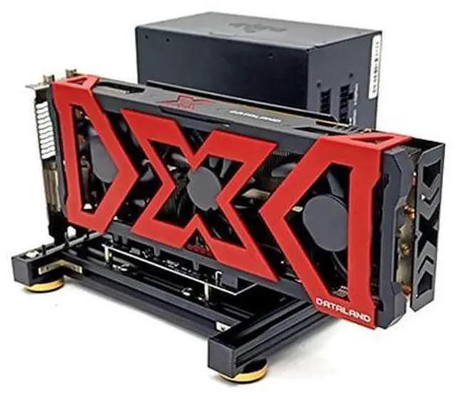Main image of Video Card Holder Bracket Support ATX Power Supply PCI-E Extension Riser Cable DIY ATX case Computer Graphics Card Holder Aluminum