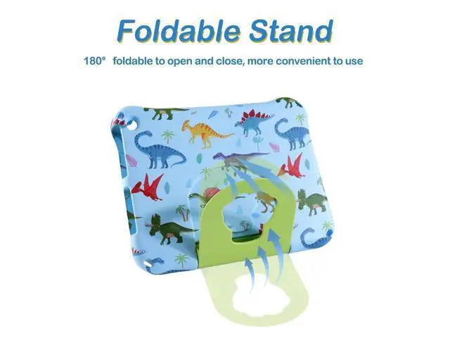 Alt view image 2 of 5 - Topevoeon Dinosaur Kindle Fire HD 8 Tablet Case for Kids Boys Light EVA Kids Friendly Fire HD8 Plus 2024 2022 12th Gen Case with Handle Kickstand Kid-Proof Shockproof Full Cover for Boy's Gift