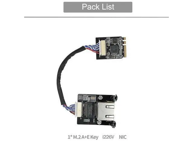Alt view image 2 of 5 - WayPonDEV M.2 A E Key to 2.5 Gigabit Ethernet Module, i226V 2.5G Ethernet Server NIC Card, 10/100/1000/25000 Mbps RJ45 LAN, Multi-Gigabit M.2 Network Card, Support 2230 (20CM, i226 M.2 A+E Key)