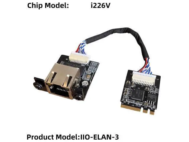Alt view image 4 of 5 - WayPonDEV M.2 A E Key to 2.5 Gigabit Ethernet Module, i226V 2.5G Ethernet Server NIC Card, 10/100/1000/25000 Mbps RJ45 LAN, Multi-Gigabit M.2 Network Card, Support 2230 (20CM, i226 M.2 A+E Key)