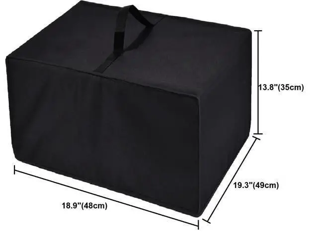 Alt view image 3 of 5 - Heavy Duty Antistatic Waterproof Nylon Fabric Printer Dust Cover sleeve,Compatiable with HP Color LaserJet Pro M283fdw/MFP 3301fdw/MFP 4301fdw/4301fdn Wireless All-in-One Laser Printer (Black)