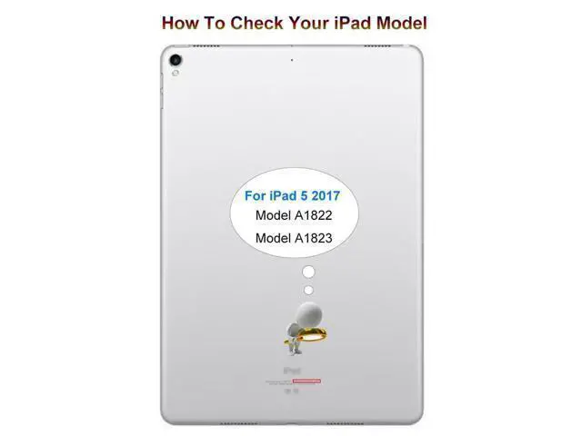 Alt view image 4 of 5 - for iPad 5 5th Gen Screen Replacement A1822 A1823 2017 Digitizer 9.7 Inch, for iPad 5th Generation Touch Glass with Home Button, Repair Tool Kit (White)