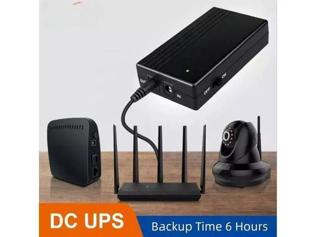 Alt view image 2 of 5 - Jero.Ted Mini UPS 9V 1A, 4000maH Rechargeable Battery Backup System, DC Power Supply for Router, Infrared Alarm, ADSL, Guitar & LED Light Strip (0901)