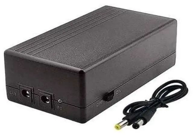 Main image of Jero.Ted Mini UPS 9V 1A, 4000maH Rechargeable Battery Backup System, DC Power Supply for Router, Infrared Alarm, ADSL, Guitar & LED Light Strip (0901)