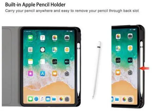 Alt view image 5 of 5 - Rotating Case for iPad (A16) 11th Generation, iPad 10th Generation Case with Pencil Holder 360 Swivel ipad a16 10th/11th case Multi-Angle View Adjustable Stand Auto Wake Sleep, Starry Night Sunflowers