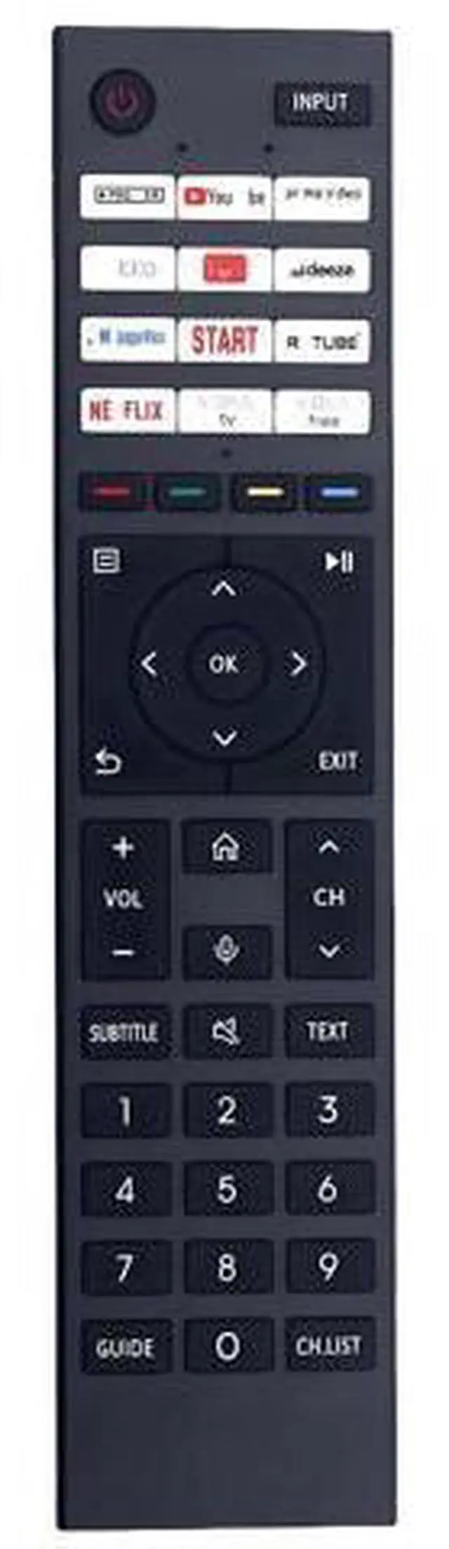 Main image of CT-95061 Infrared Replacement Remote for Toshiba Smart TV 55X9900LV 55X9900LV 900LW 65C350LE 65X9900LW 75C350LE 75C350LN 75C350LV 75C350LW 43C350LE 43C350LN 43C350LV 43C350LW 50C350LE 50C350LN