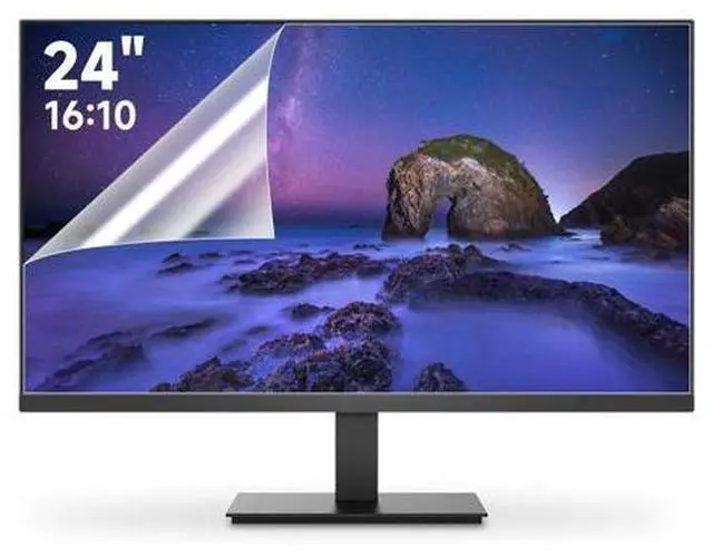 Main image of 2 Pack 24 Inch 16:10 Display Anti Glare Computer Screen Cover, Eye Protection Matte Anti Scratch Anti Glare Film for 24'' Computer Widescreen Monitor