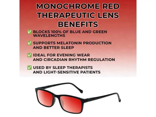 Alt view image 3 of 5 - Medspex M Readers 105 Color Therapy Reading Glasses +6.00 Black/Amber Brown Unisex Fluorescent Light Sensitivity Chromotherapy Chakra Healing