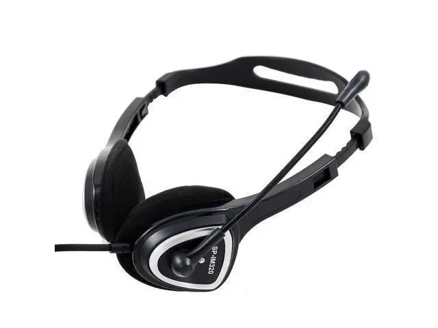 Main image of iMicro Im320 USB Headset with Adjustable Microphone Noise Cancelling, Wired Headphone for PC, Laptop,Black