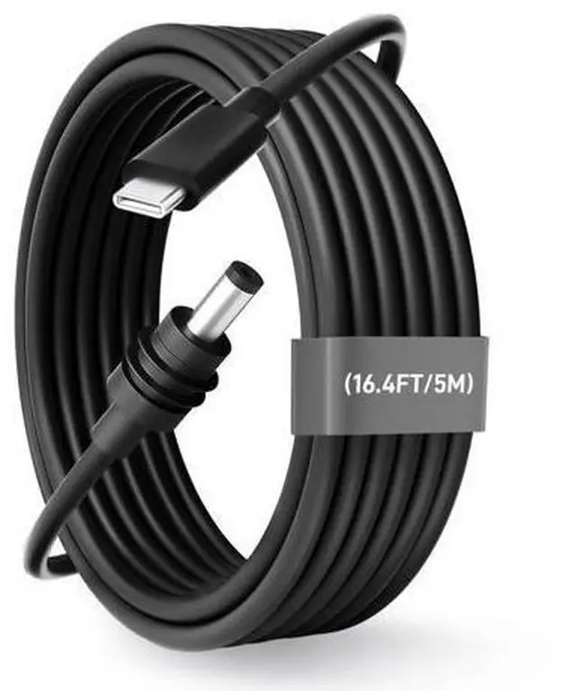 Main image of MEKEET Black Starlink Mini Cable 16.4FT/5M- Starlink Mini USB C to DC Waterproof Power Cord 100W Input USB Type C to DC Cable- Car Charger Starlink for Outdoor Camping Travel Work