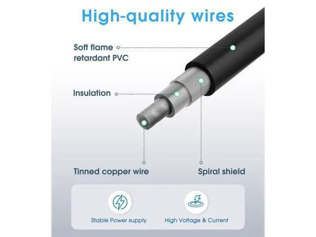 Alt view image 4 of 5 - MEKEET Black Starlink Mini Cable 16.4FT/5M- Starlink Mini USB C to DC Waterproof Power Cord 100W Input USB Type C to DC Cable- Car Charger Starlink for Outdoor Camping Travel Work