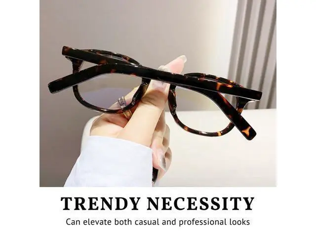 Alt view image 3 of 5 - Blue Light Blocking Reading Glasses for Women Men Stylish Retro Square Premium Readers Reduce Eye Strain Comfortable (Tortoise, 0, x)