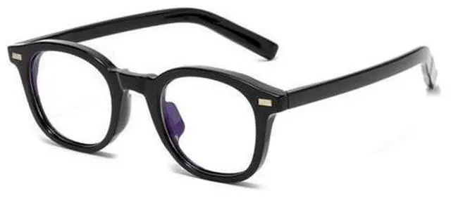 Main image of Blue Light Blocking Reading Glasses for Women Men Stylish Retro Square Premium Readers Reduce Eye Strain Comfortable (Black, 1.50, x)