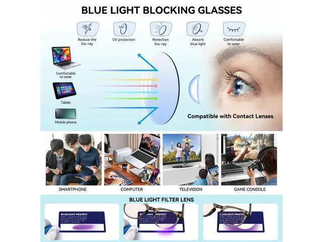 Alt view image 2 of 5 - Dollger Round Blue Light Glasses for Women Men Fashion Acetate Material Anti Bluelight Blocking Glasses Stylish Designer Brown Gradient Grey Frame