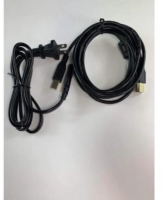 Main image of OMNIHIL 2.0 USB + AC Power Cord Compatible with HP Photosmart 1115, 1218, 5510, 5520, 6510, 6520, B211 Printers