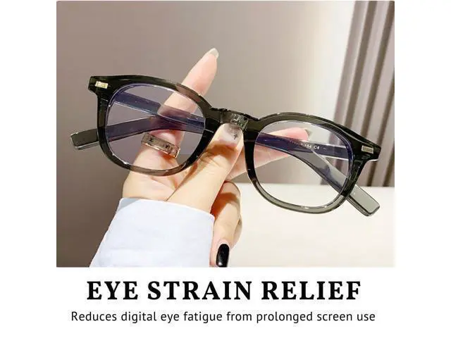 Alt view image 2 of 5 - Blue Light Blocking Reading Glasses for Women Men Stylish Retro Square Premium Readers Reduce Eye Strain Comfortable (Grey, 0, x)