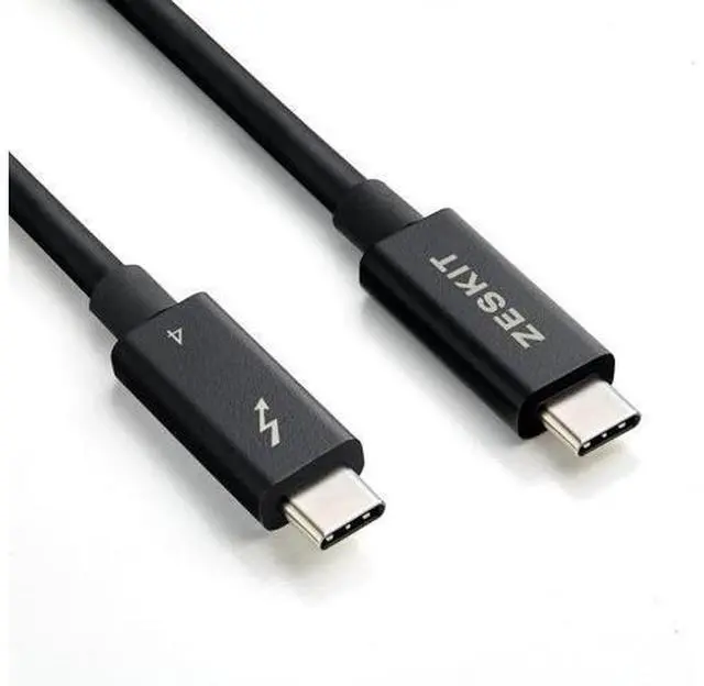 Alt view image 4 of 4 - Zeskit Certified Thunderbolt 4 Cable 40Gbps 100W Passive 0.8m