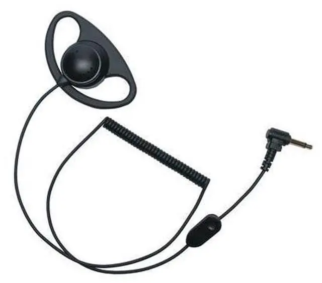 Alt view image 2 of 5 - HEOPBIRD 3.5mm Police Listen Only Earpiece D Shape Soft Ear Hook Earpiece Surveillance Headset for Two Way Radio Speaker Mics 5Pack