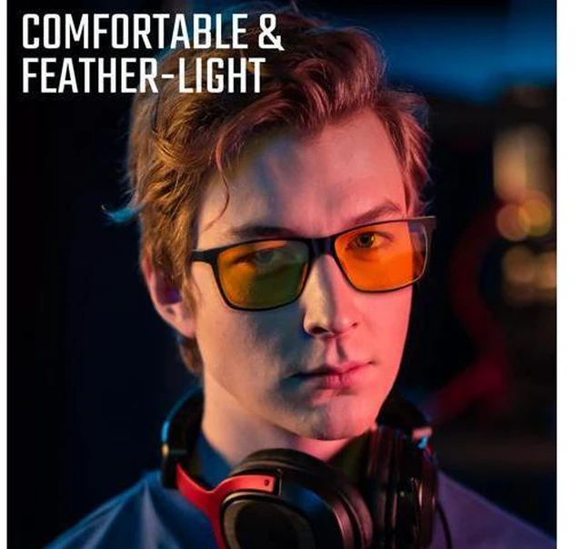 Alt view image 5 of 5 - Carbon Fiber Anti Blue Light Glasses, Hardcore Durable Mens Blue Light Glasses with UV400 Protection & TR90 Frames