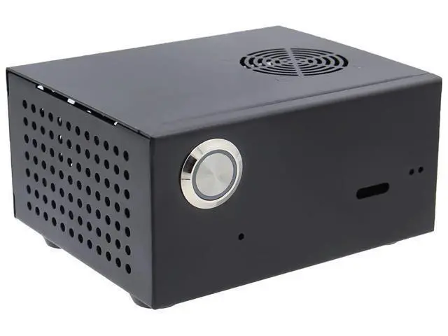 Main image of Geekworm X825-C8 (X825 V2.0) Metal Case+Power Switch+Cooling Fan Support X825 V2.0 2.5 inch SATA SSD/HDD Shield & Raspberry Pi 4 Model B & X735 Only(Not Include RPi4&X825 V2.0&X735&PSU&SSD&TF Card)