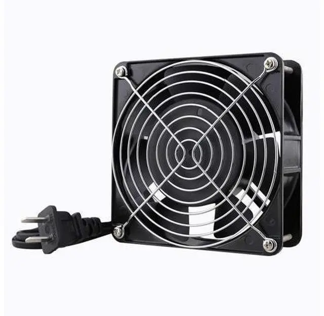 Main image of Wathai AC 12038 120mm x 38mm 110V 120V Dual Ball Metal Cooling Axial Fan High Airflow