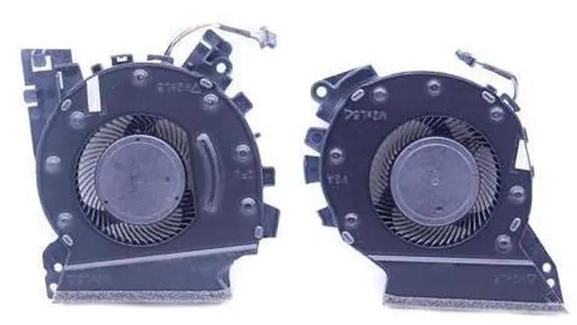 Alt view image 2 of 5 - BDWZNLA New Compatible CPU and GPU Cooling Fan for HP ZBOOK 15v G5 TPN-C134 FKKB FKKC L25223-001 L25224-001 DFS501105PR0T DFS481305MC0T DC28000L1F0 DC28000L0F0 FCC2 DC5V 0.5A Fan