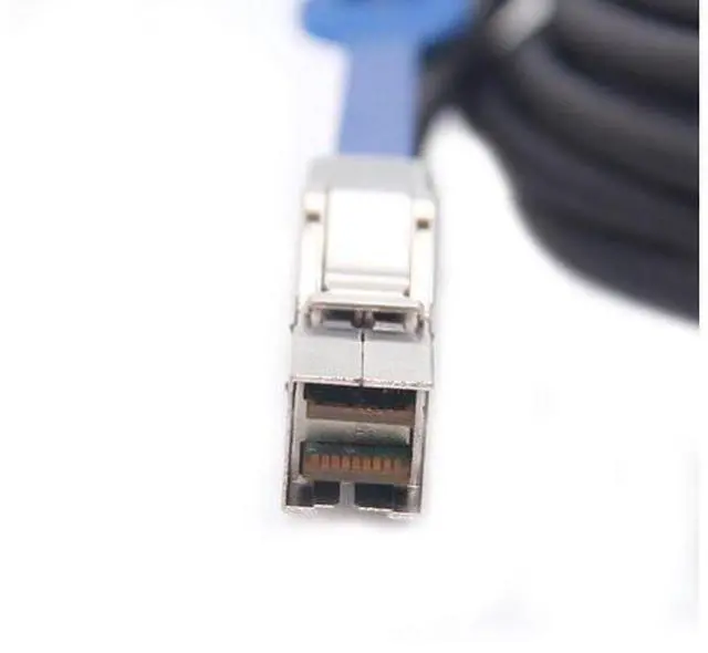 Alt view image 5 of 5 - 10Gtek 12G Mini SAS HD SFF-8644 to SFF-8644 Cable for NVMe Enclosure/Storage Array, SAN & JBOD Compatibility, 100-Ohm, 1-m(3.3-ft)
