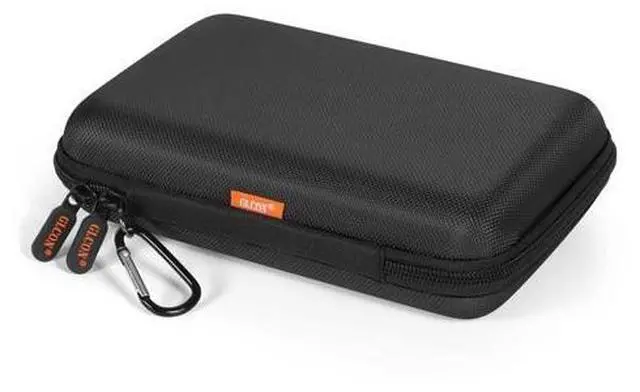 Main image of Shockproof Hard Shell Carrying Case for GPS, External Hard Drive, Power Bank, Charger, Cable, Heart Monitor, Cell Phone, Electronic Accessories - Larger Capacity Storage Pouch Travel Bag