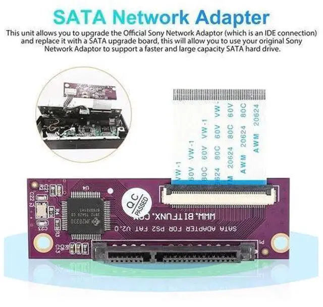 Alt view image 2 of 5 - XBERSTAR SATA 2.5 Upgrade Adapter for Sony PlayStation 2 IDE Hard Drive Network Adaptors (1 PCS)