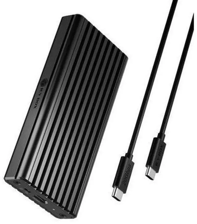 Main image of 20Gbps M.2 NVMe SSD Enclosure, ICY BOX USB C External NVMe M.2 Enclosure with USB C 3.2 Gen 2x2, Tool-Free Case, Compatible with 2230/2242/2260/2280 Drives Aluminum, Plug & Play
