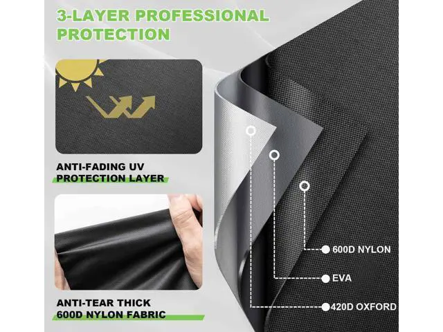 Alt view image 5 of 5 - NUENSS-ROR Printer Dust Cover Heavy-Duty Waterproof Dustproof Anti-static Printer Cover Case, Printer Storage Cover for Brother HL-L3280CDW Compact Digital Color Printer (Black, 18.517.712.6in)