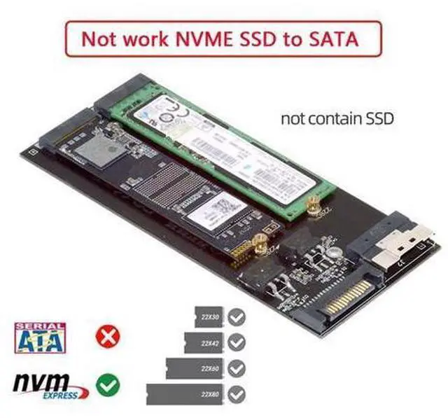 Alt view image 4 of 5 - xiwai PCIE Express 3.0 4.0 Slimline SFF-8654 8X to Dual NGFF NVME M.2 AHCI Raid Card VROC Raid0 Hyper Adapter