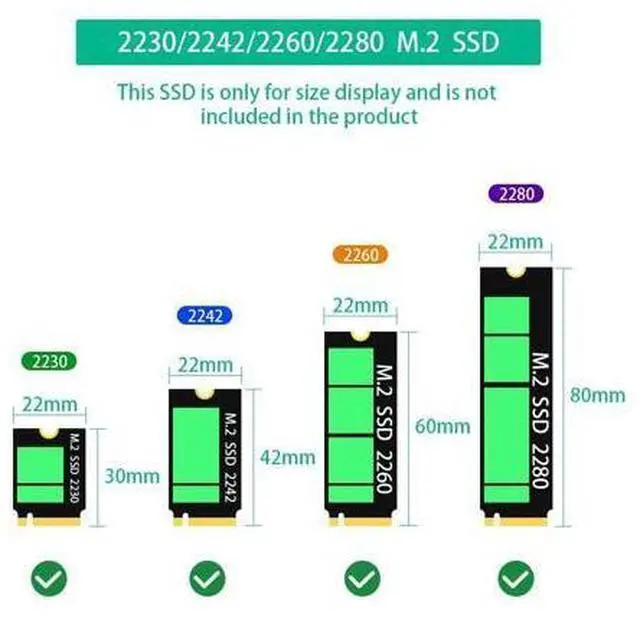 Alt view image 5 of 5 - 2 in 1 Combo M.2(NGFF) NVMe SSD/SATA-Bus SSD to SFF-8611/8612 and SATA Adapter